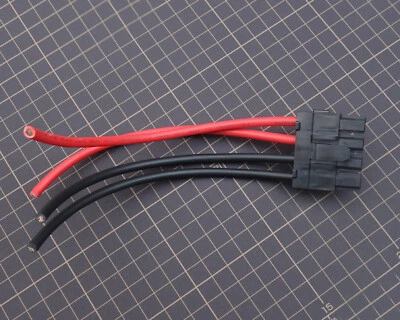 PARTSMAKR8585 4-Pin Power Input Plug Harness Cable For Whelen Sapphire Control 10awg
