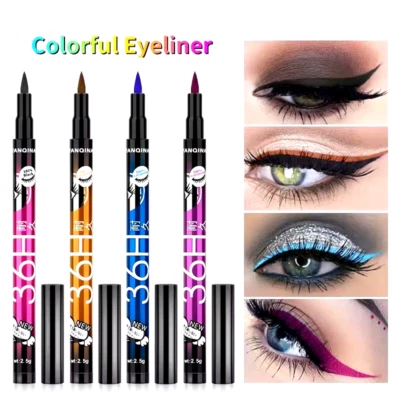 Professional Eyeliner Waterproof Liquid Brown Black Eye Liner Pencil Pen Makeup - Image 1 of 4