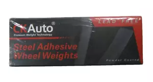CKAuto 48-1/4 oz SEGMENTS ADHESIVE STEEL WHEEL WEIGHTS - Picture 1 of 2