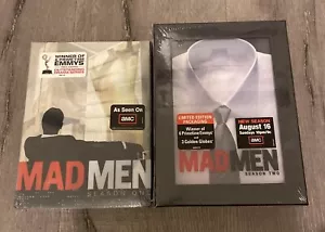 Mad Men Season 1 & 2 Complete Seasons On DVD- Brand New Factory Sealed - Picture 1 of 4