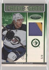 2012 Certified Fabric of the Game Mirror Emerald /5 Bryan Little #FOG-BLI Patch