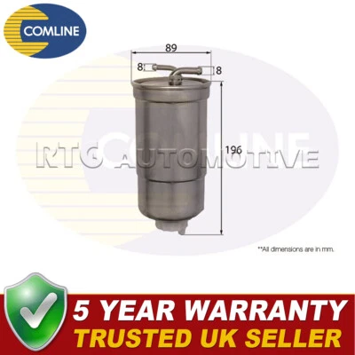 Comline Fuel Filter Fits Honda FR-V Civic Accord CR-V 1.7 TDi 2.2 - Image 1 of 2