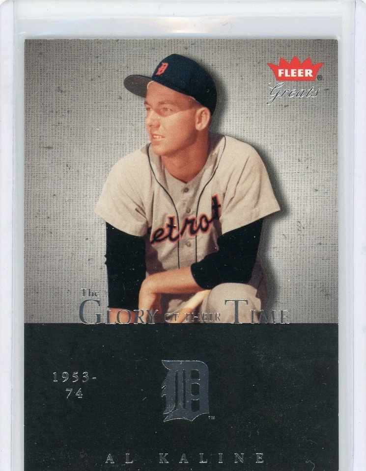 2004 FLEER GREATS #21GOT AL KALINE GLORY OF THEIR TIME /1955 DETROIT TIGERS HOF - Image 1 of 2