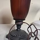 Trumpet Shade  Purple Shade Corded Table/ Night stand lamp 