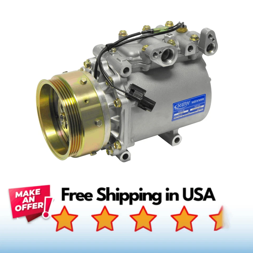 Compresor aire acondicionado apto para Mitsubishi Eclipse 1995-1996, Mitsubishi Galant 1994-1996 Foto 1 de 1