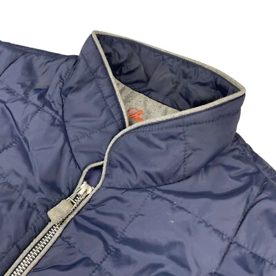 Stenströms Men’s Full Zip Puffer Vest Navy Blue • Medium - Image 1 of 4