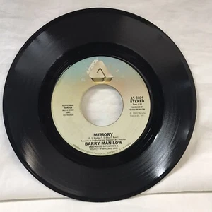 BARRY MANILOW *DJ COPY* "MEMORY" 45 RPM - Picture 1 of 2