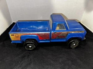 Camioneta Tonka vintage de principios de 1980 camioneta grande azul metálica - Imagen 1 de 7