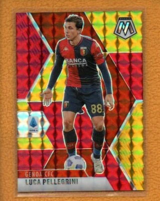Luca Pellegrini 2020-21 Panini Mosaic Serie A SC Base Red & Gold Prizm #46 /88 - Image 1 of 2