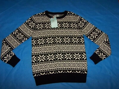 Размер L (14/16) для мальчиков современный крой класса клуб свитер повседневная одежда - Изображение 1 из 4