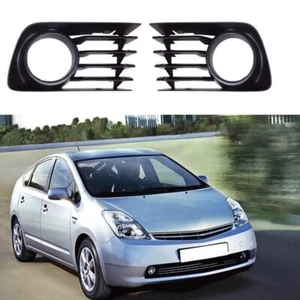 2 / PairParachoques delantero luz niebla luz luz cubierta parrilla rejilla para Toyota Prius 2004-2009 - Imagen 1 de 8