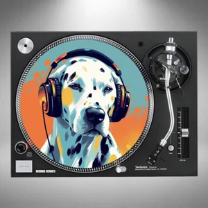 Dalmatian Slipmats 12" Turntable Vinyl Pair or Single *Posted In Cardboard* - Picture 1 of 5