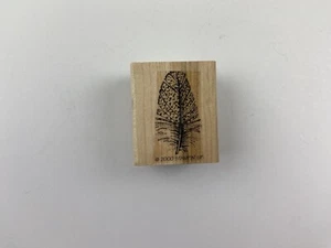 Stampin Up Spotted SOFT AS A FEATHER Nature Bird RUBBER STAMP - Picture 1 of 4