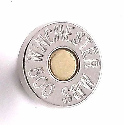 Winchester Shell Concho Snap Set Nickel and Brass 9/16" 1265-53 - Image 1 of 2