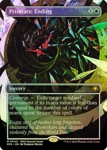 Prismatic Ending FOIL BORDERLESS - 0040 - Mythic - Special Guest MH3 MTG - Picture 1 of 1