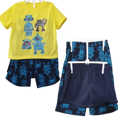 Carter's 3 piezas Bebé Niño Ropa de Dormir Pijama Conjunto Talla 12 Meses Algodón Fla Resistente  Foto 1 de 4