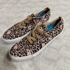 Blowfish Malibu ZS001 Women's Leopard Print Lace-Up Sneaker Shoes Size US 10