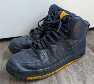Nike Air Force 1 High CK6636-012 Ossidiana - Amarillo Uomo Taglia 10 Blu e Giallo - Foto 1 di 7