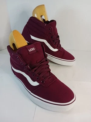 Vans Ward Hi  Burgundy Skate Shoes Sneakers Womens Size 9.5 - Image 1 of 4