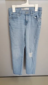 Used Girls Levis Strauss Signature High Rise Ankle Straight Size 14 #10127 - Picture 1 of 13