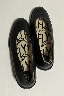 Tacones de cuña con plataforma sin cordones Fly London para mujer negros talla 40 usados en excelente estado Foto 1 de 4