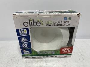 Elite REL633-950L-DIMTR-120-30K-90-W-WH 6" LED Retrofit Kit 950 lm 3000K - Picture 1 of 10