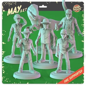 Dinosaur Parks Department - POP MINIS 32mm Scale Miniatures - Bild 1 von 8