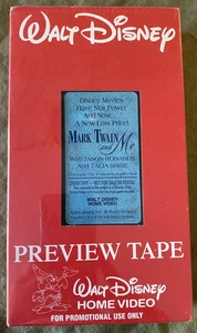 NEW Disney Demo Preview Movie VHS: Mark Twain and Me Promo Screened Collectible! - Picture 1 of 9