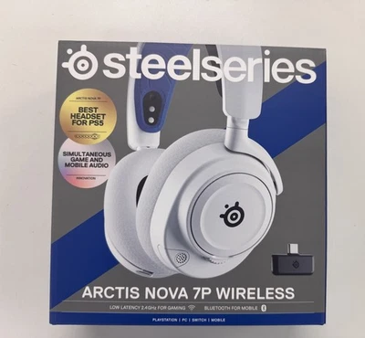 Steelseries Arctis Nova 7P Wireless PS5 PC Gaming Headset Bluetooth White - ONU - Image 1 of 4