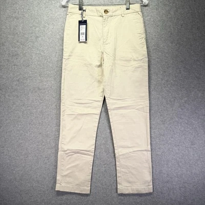 Pantalones Vineyard Vines Chinos 18 Stone Breaker Elastizados Frente Plano Preppy Foto 1 de 4