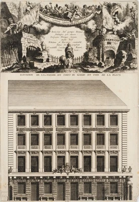 Fassade Thomaß-Haus München,  1771, Rad. Klassizismus Archit Unbekannt (18.Jhd) - Bild 1 von 4