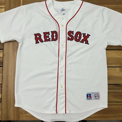 Vintage Russell Athletic Boston Red Sox MLB Baseball Stitched Jersey 5 Size L - Image 1 of 4