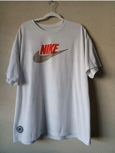 Nike Shirt Mens 2XL White Loose Fit Purpose Moves Us Graphic Tee Swoosh Logo - Picture 1 of 9