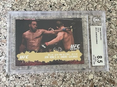 2009 Topps UFC Round 2 Debut GOLD - JON JONES #101 - BGS 8.5 - Rookie - GOAT - Image 1 of 2