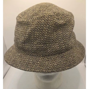 LL Bean Harris Tweed Gore-Tex Wool Bucket Hat Men's Large Waterproof All Weather - Picture 1 of 10
