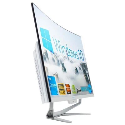 All In One I5 27" Curved Win 10 Ram 16Gb Ssd 240Gb Gpu Gt710 2Gb Gaming Pc - Image 1 of 4