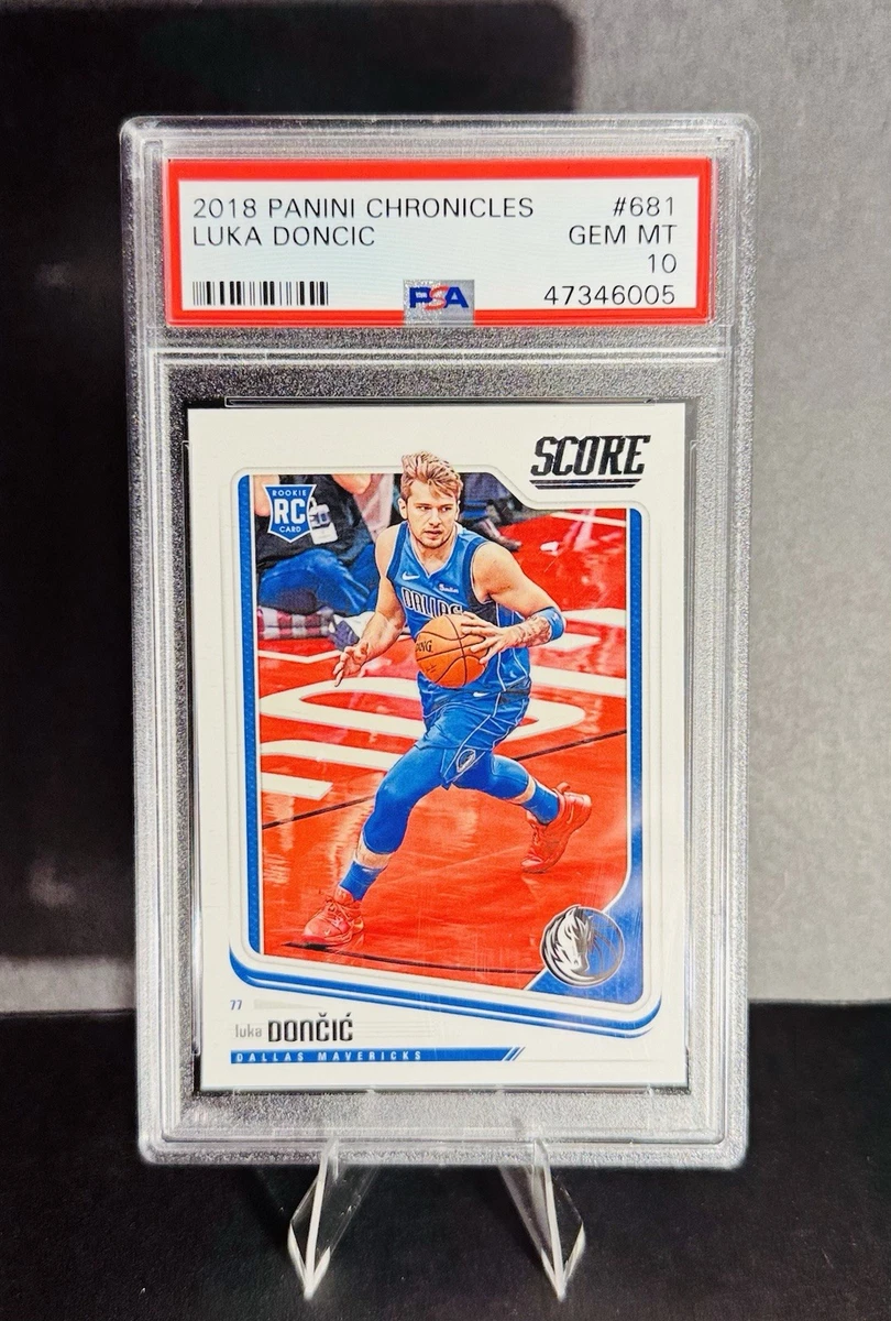 Luka Dončić 10 Graded Rookie Basketball Trading Cards