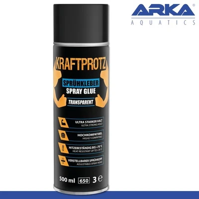 ARKA 500 Ml Colla Spray Trasparente Hobby Incollare Fai Da Te - Immagine 1 di 4