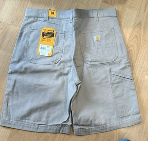 BS2514-M Rugged Flex Relaxed Fit Canvas Work Short SIze Mens 36 - Picture 1 of 3