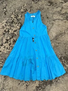 Zara Girls Blue Dress Size 8 - Picture 1 of 3