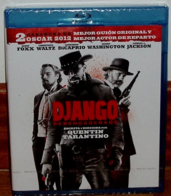 Django Unchained (Django Unchained) Blu-Ray Neu Versiegelt Aktion A-B-C - Bild 1 von 2