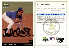Joel Chimelis Signed 1991 Classic Best Huntsville Stars #7 Card Auto