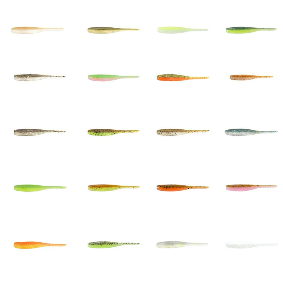 Keitech Shad Impact 2" 3" Gummi Köder Barsch Zander Hecht No Action Shad - Bild 1 von 1