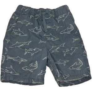 Boys Old Navy Blue W/ Sharks Swim Shorts Size 2T - Picture 1 of 10