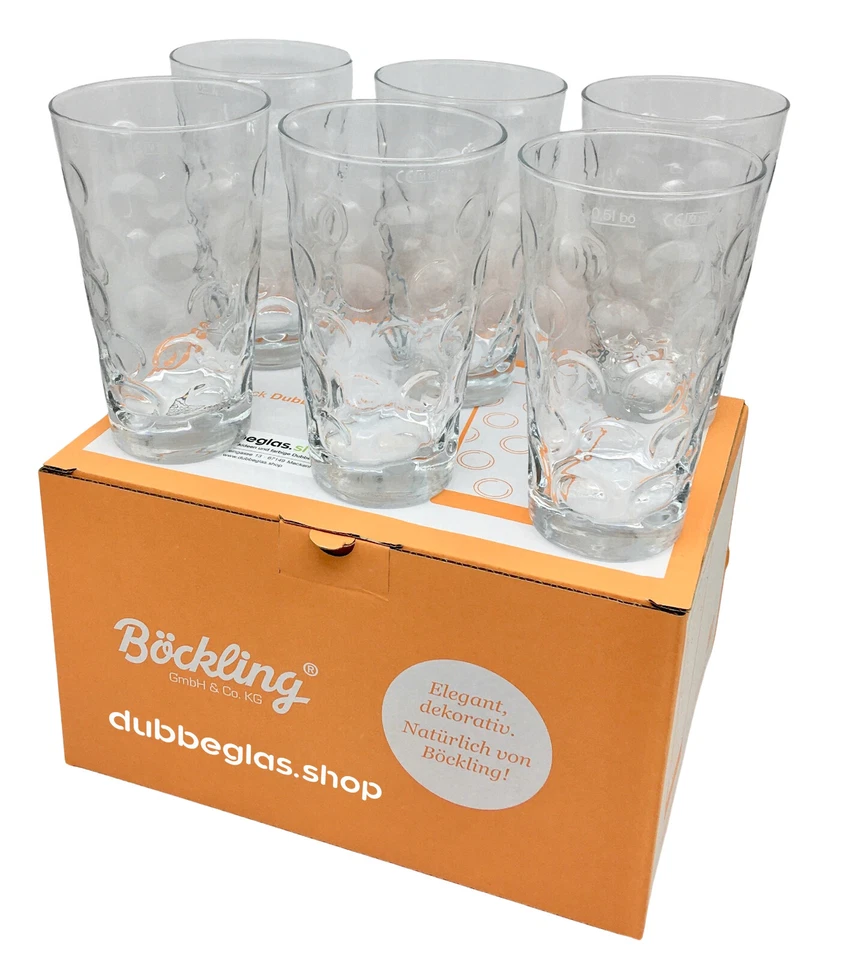 6 X Böckling Dubbegläser 0 5l Pfälzer Schoppe Wein Glas Schoppeglas Dubbeglas