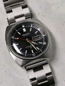 VTG 1970 Seiko 6106-6057 Sport Diver Automatic Black Dial 38 mm - Picture 1 of 8