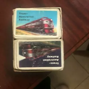 Vintage Playing Cards - Trans Australian Railway - Commonwealth Railways Boxed - Bild 1 von 4
