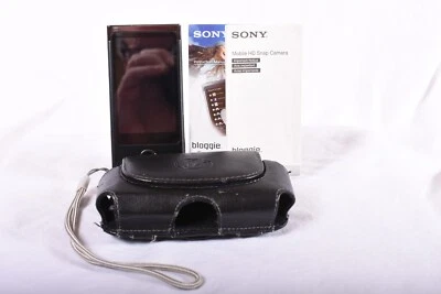 Sony Bloggie Sport Mobile HD Snap Camera - Black (5.1MP) MHS-TH10, CASE & GUIDE - Image 1 of 4