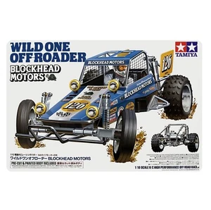Póster de metal de colección de coche de radiocontrol placa de hojalata Tamiya Wild One Buggy Boxart - Imagen 1 de 4