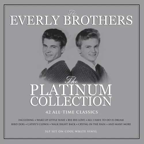 The Everly Brothers PLATINUM COLLECTION Best Of 42 Songs NEW COLORED VINYL 3 LP - Image 1 of 1